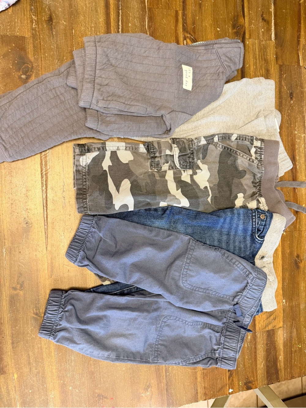 Baby boy 6pc Pants and jogger bundle